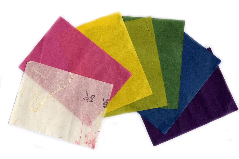 Sheets of washi paper